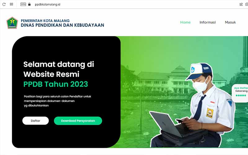 Jadwal Resmi PPDB TK, SD dan SMP Kota Malang 2023 Dibuka Mei Ini, Cek Mekanismenya