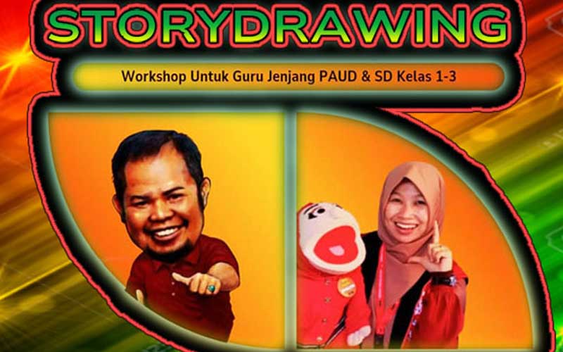 Ikuti Workshop Storydrawing di Kota Cimahi yang di gelar oleh DLKC