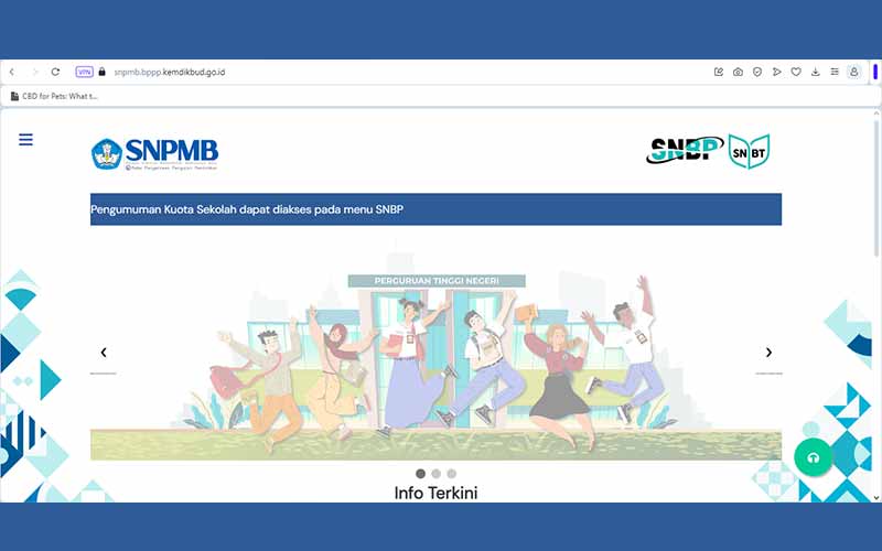 Link Cara Cek Nomor Pendaftaran Peserta SNBP 2024