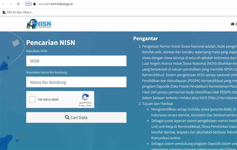 Cara Cek NISN untuk Daftar SNPMB 2024